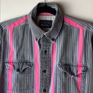 Gray & Pink Workshirt